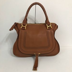 Authentic Chloe Large Marcie Tan